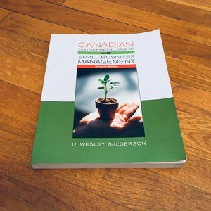 Canadian Entrepreneurship Textbook